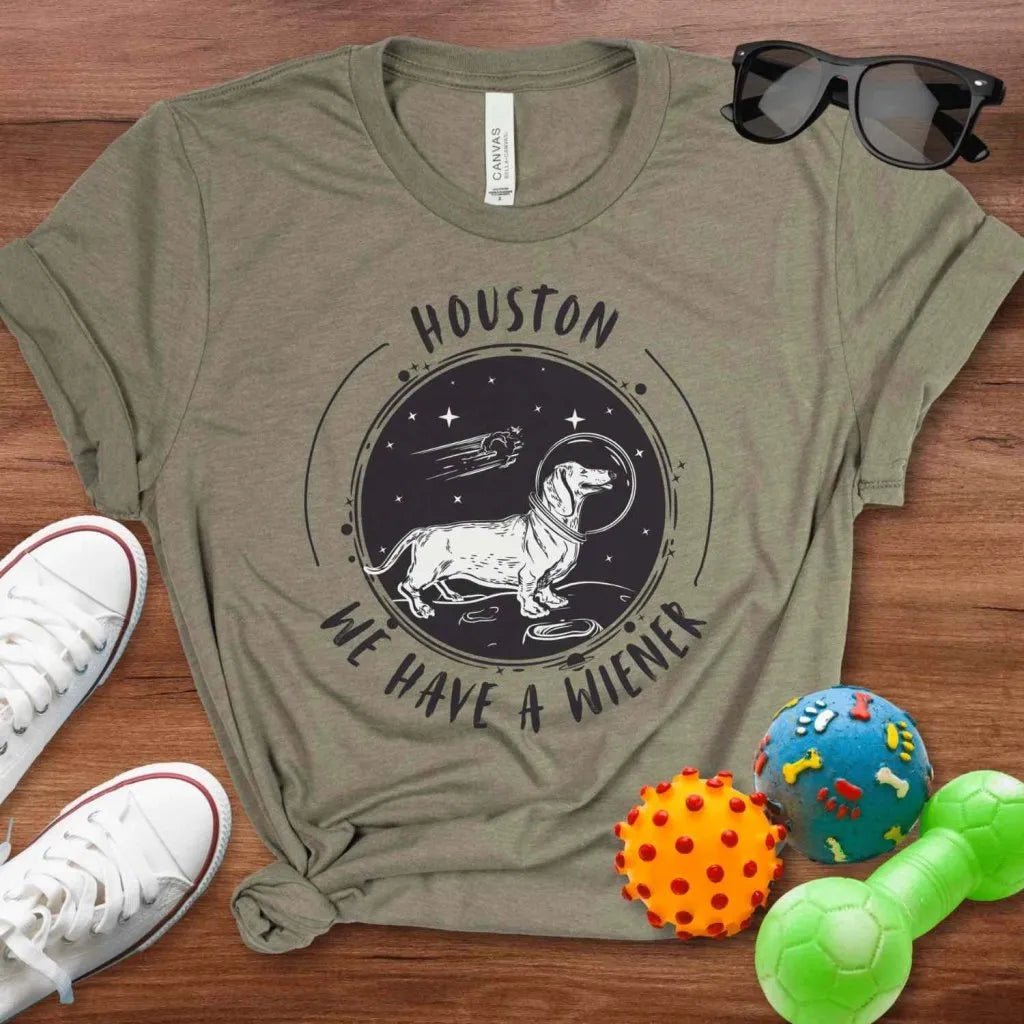 Houston We Have a Wiener Shirt - The Pawsitive Initiative