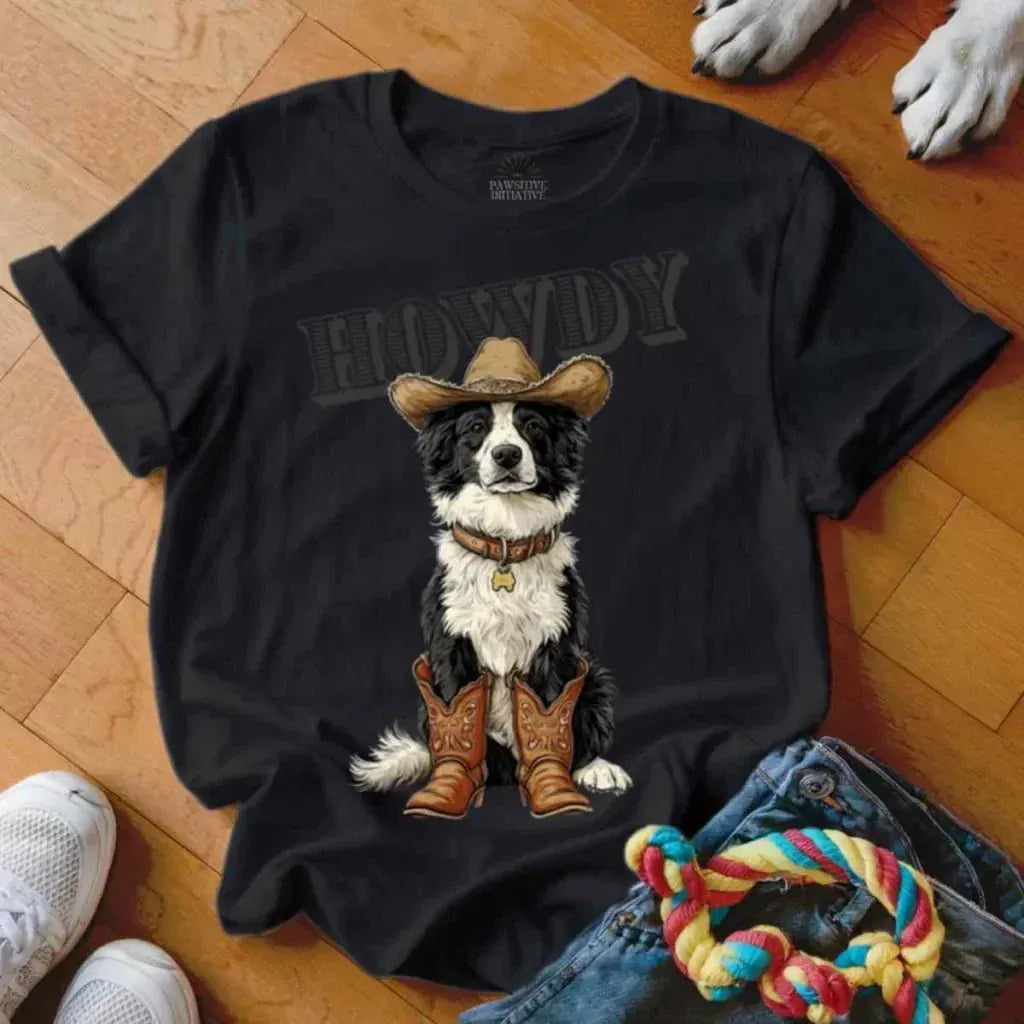 Howdy Border Collie Shirt - The Pawsitive Initiative