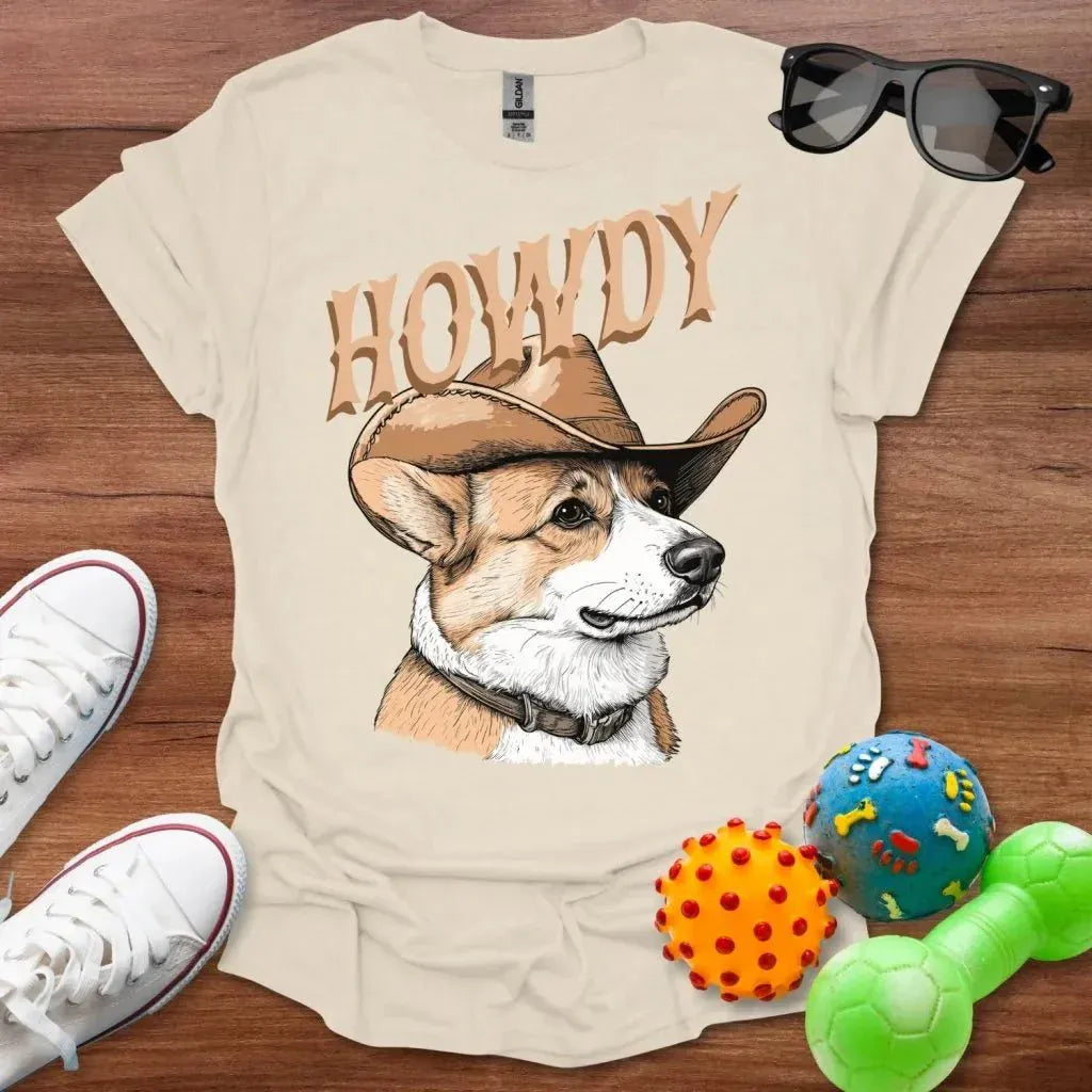Howdy Corgi Shirt - The Pawsitive Initiative
