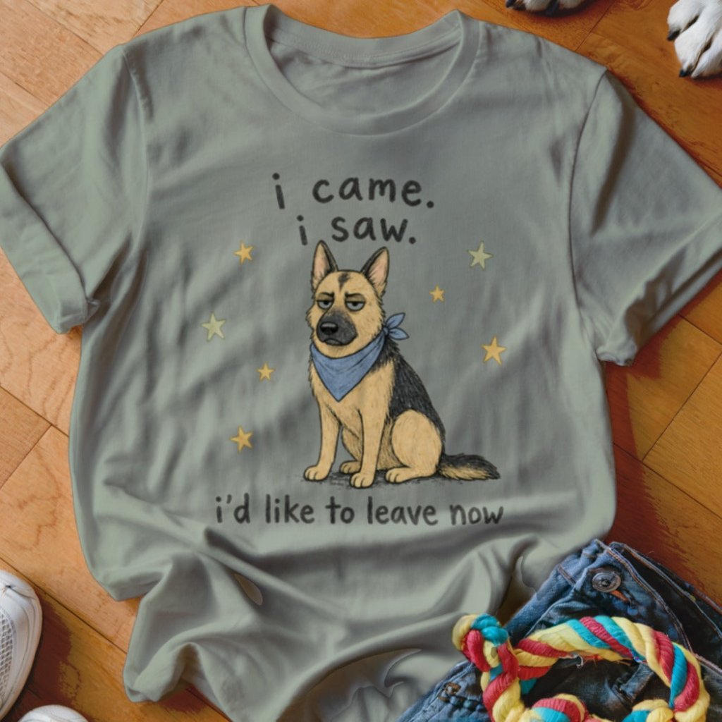 I'd Like To Leave Now Shirt - The Pawsitive Initiative