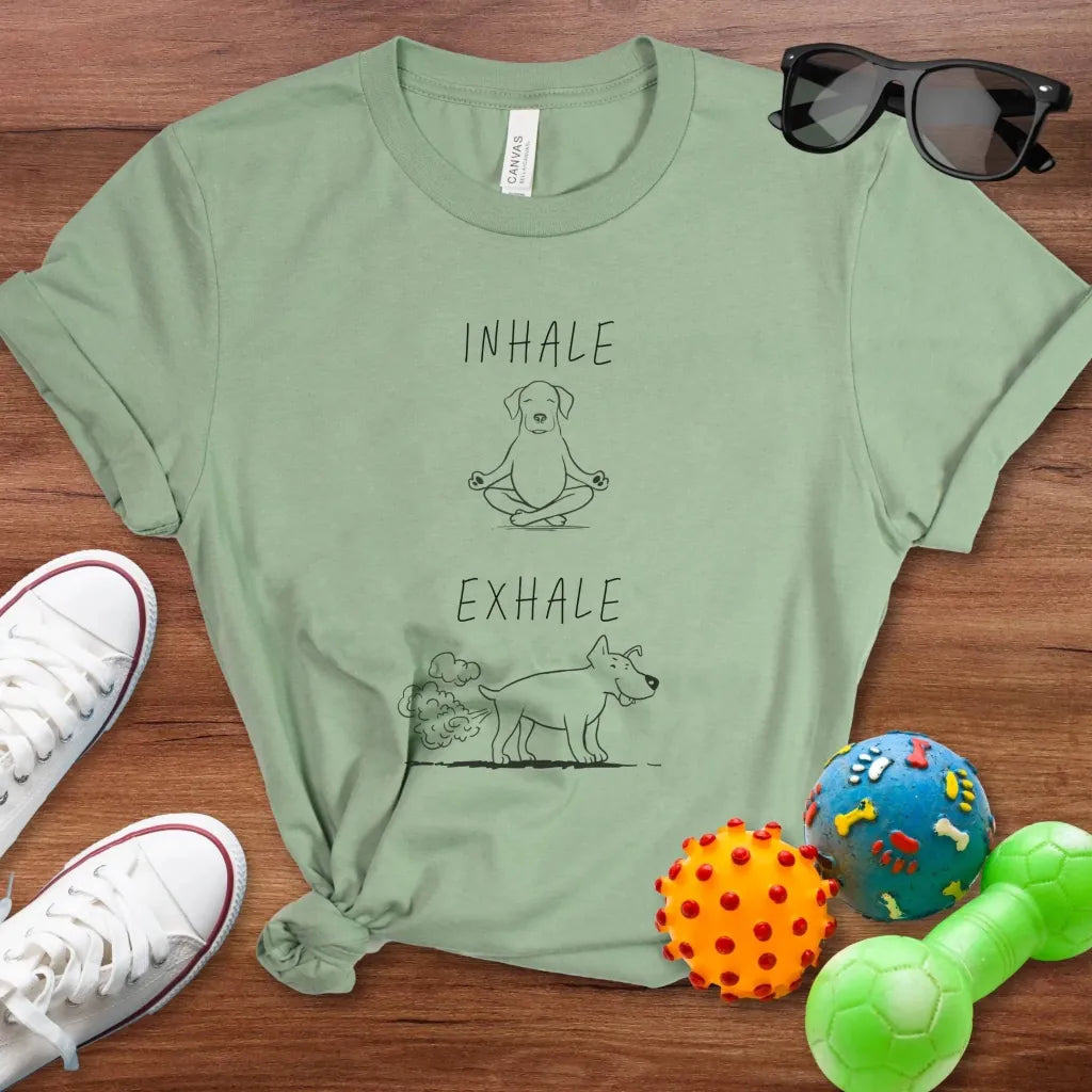 Inhale Exhale Shirt - The Pawsitive Initiative