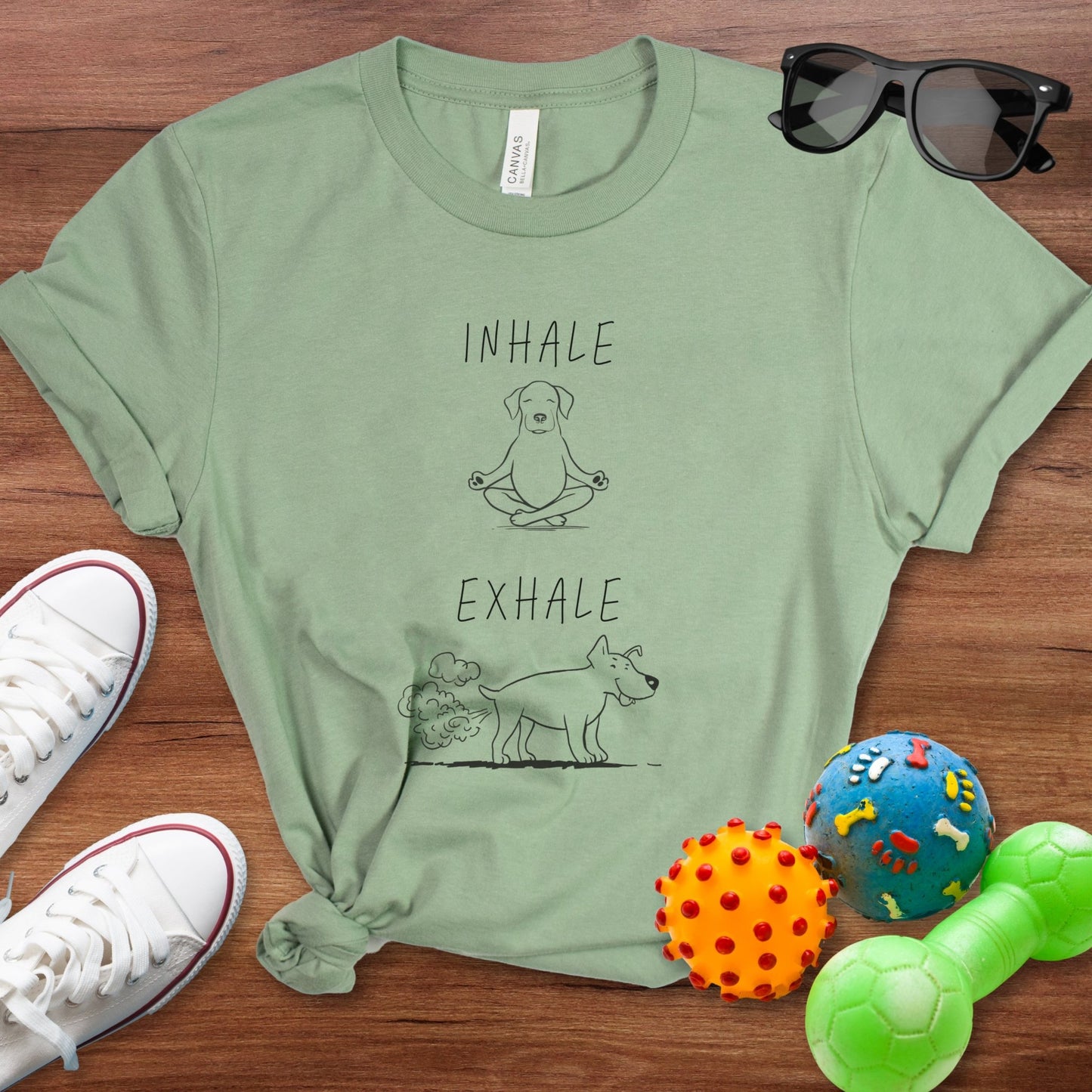 Inhale Exhale Shirt - The Pawsitive Initiative