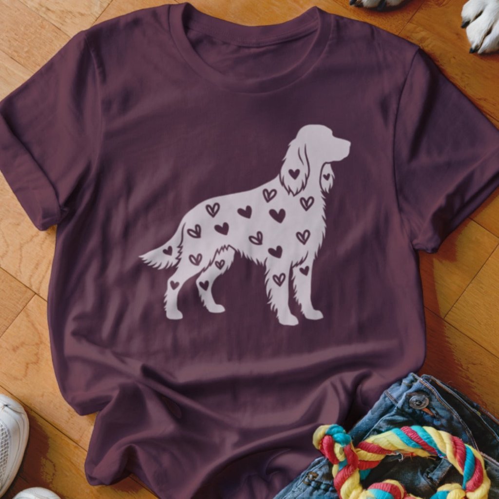 Irish Setter Hearts Shirt - The Pawsitive Initiative