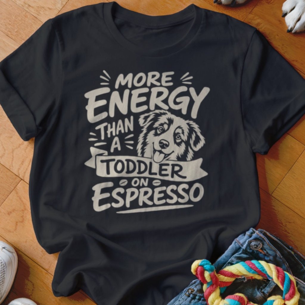 More Energy Than A Toddler On Espresso Shirt - The Pawsitive Initiative