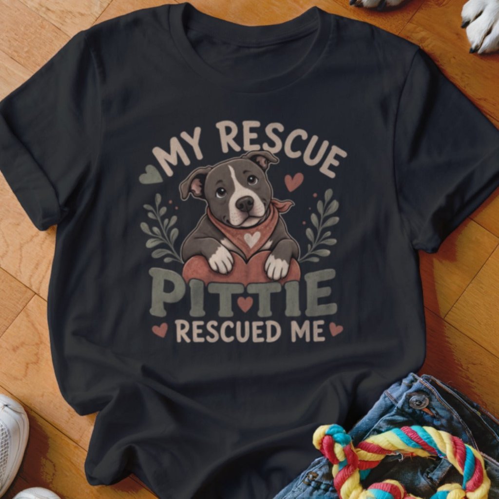 My Rescue Pittie Rescued Me Shirt - The Pawsitive Initiative