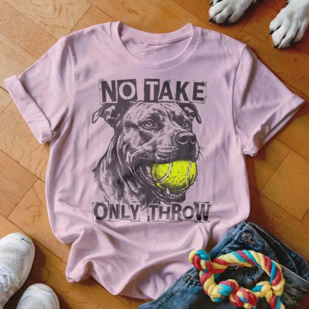 Only Throw Pitbull Shirt - The Pawsitive Initiative