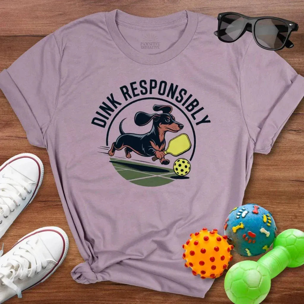 Pickleball Dachshund Shirt - The Pawsitive Initiative