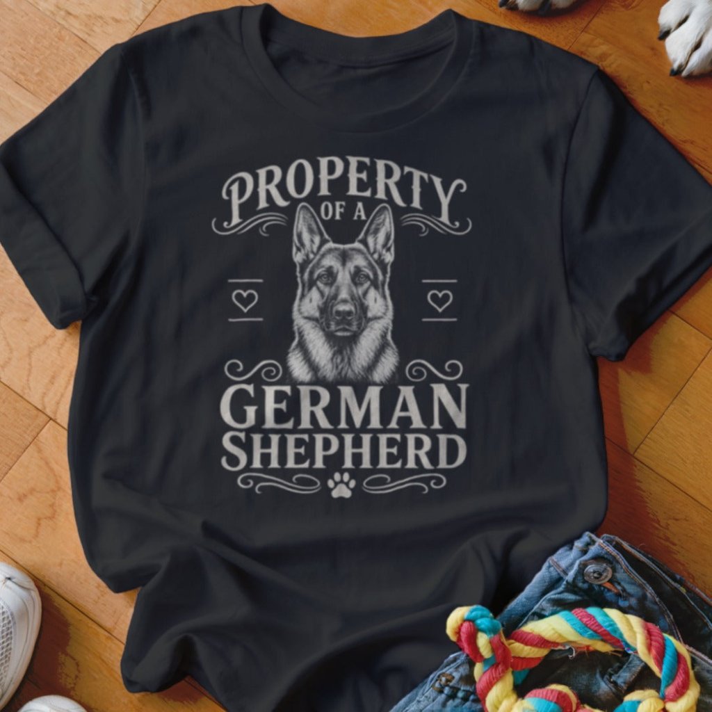 Property of a German Shepherd Shirt - The Pawsitive Initiative