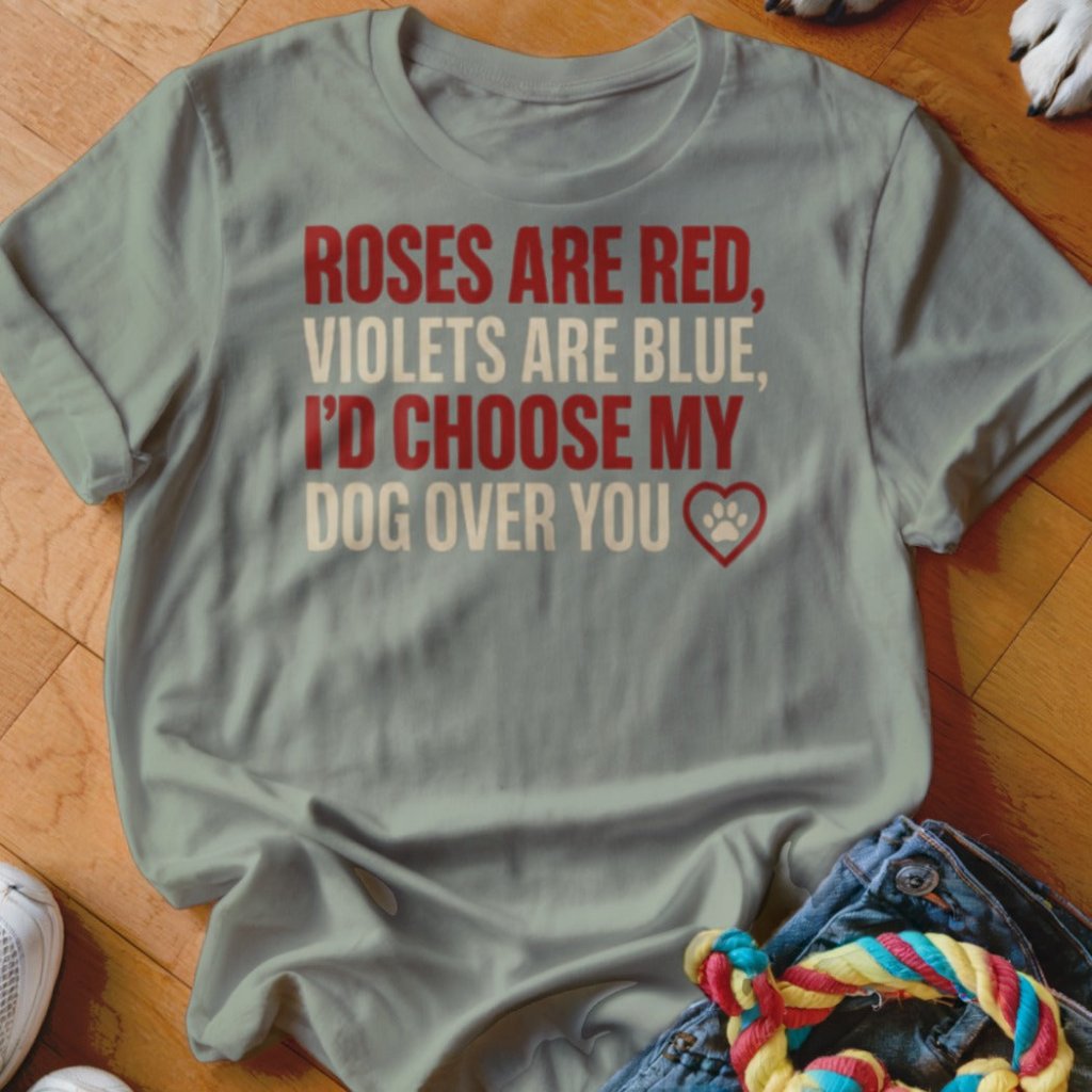 Roses are Red Shirt - The Pawsitive Initiative