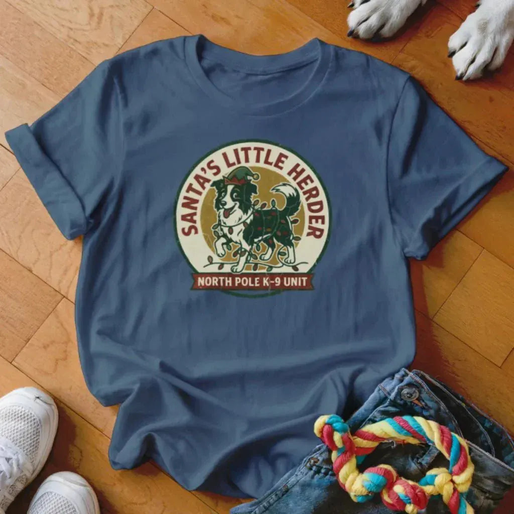 Santa's Little Herder Shirt - The Pawsitive Initiative