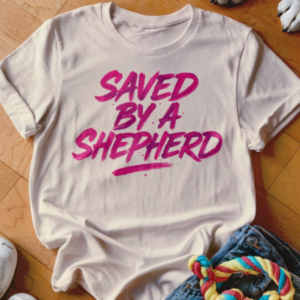 Saved By A Shepherd Shirt - The Pawsitive Initiative