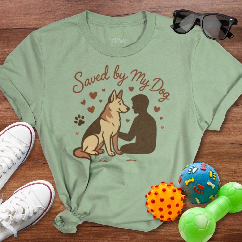 Saved By My Dog Shirt - The Pawsitive Initiative