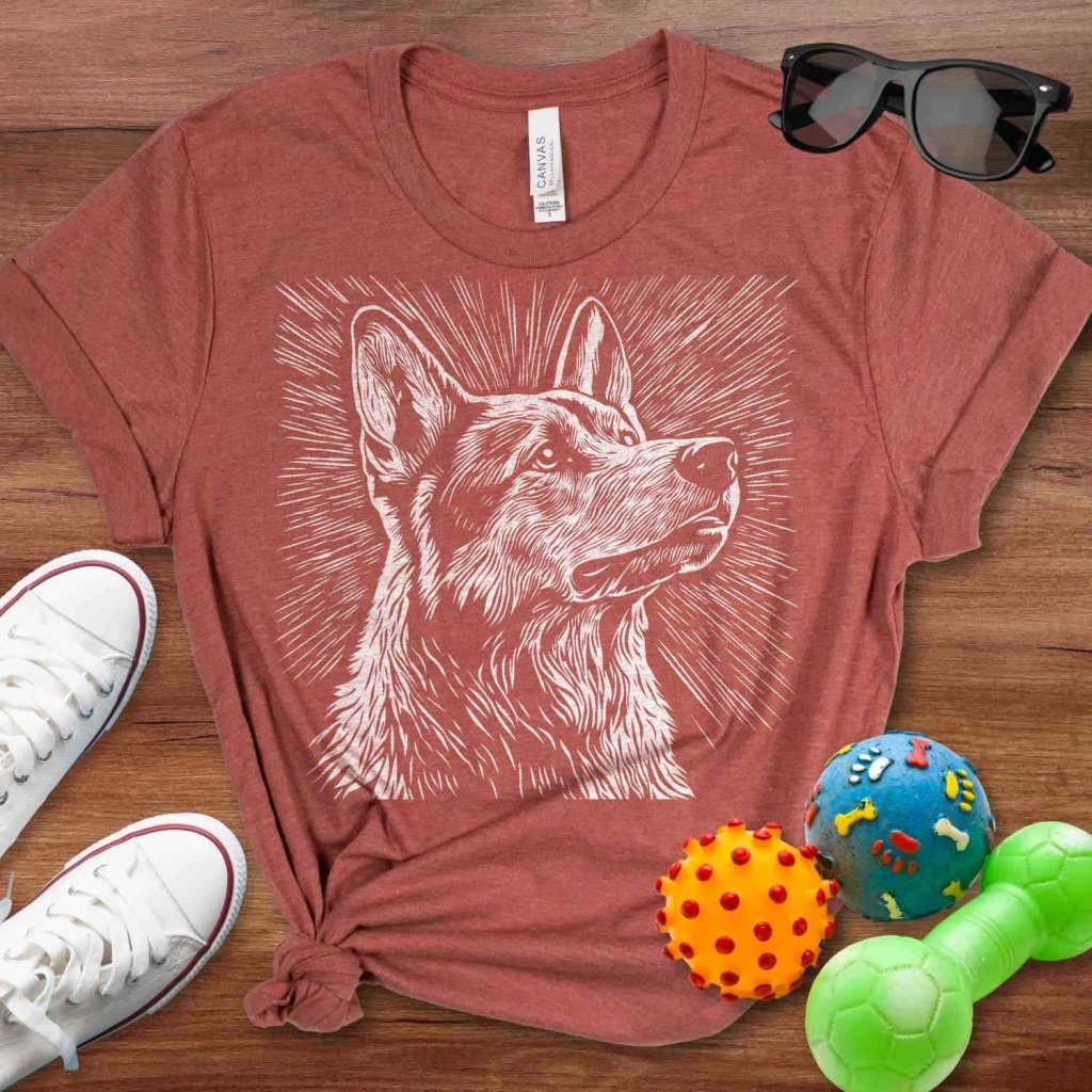 Shepherd Block Print Shirt - The Pawsitive Initiative