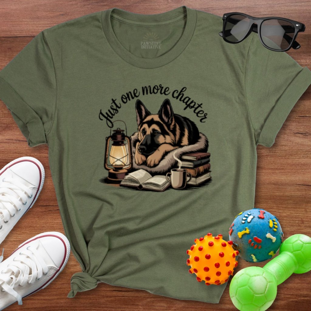 Shepherd Bookworm Shirt - The Pawsitive Initiative