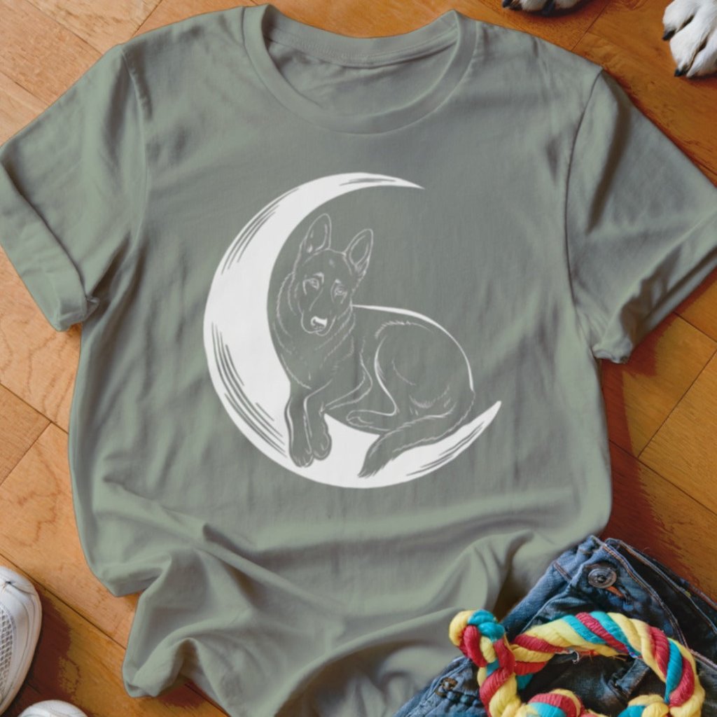 Shepherd on the Moon Shirt - The Pawsitive Initiative