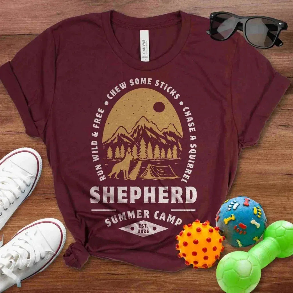 Shepherd Summer Camp Shirt - The Pawsitive Initiative