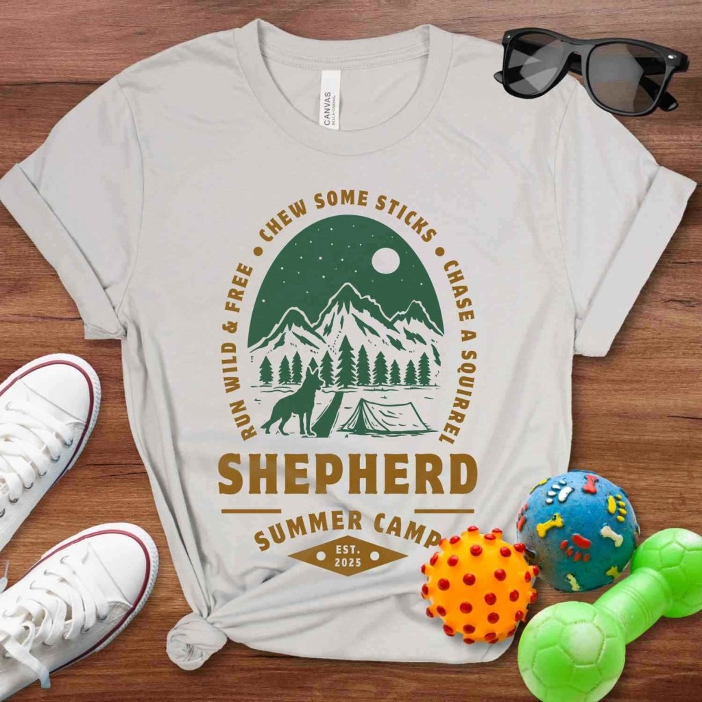 Shepherd Summer Camp Shirt - The Pawsitive Initiative