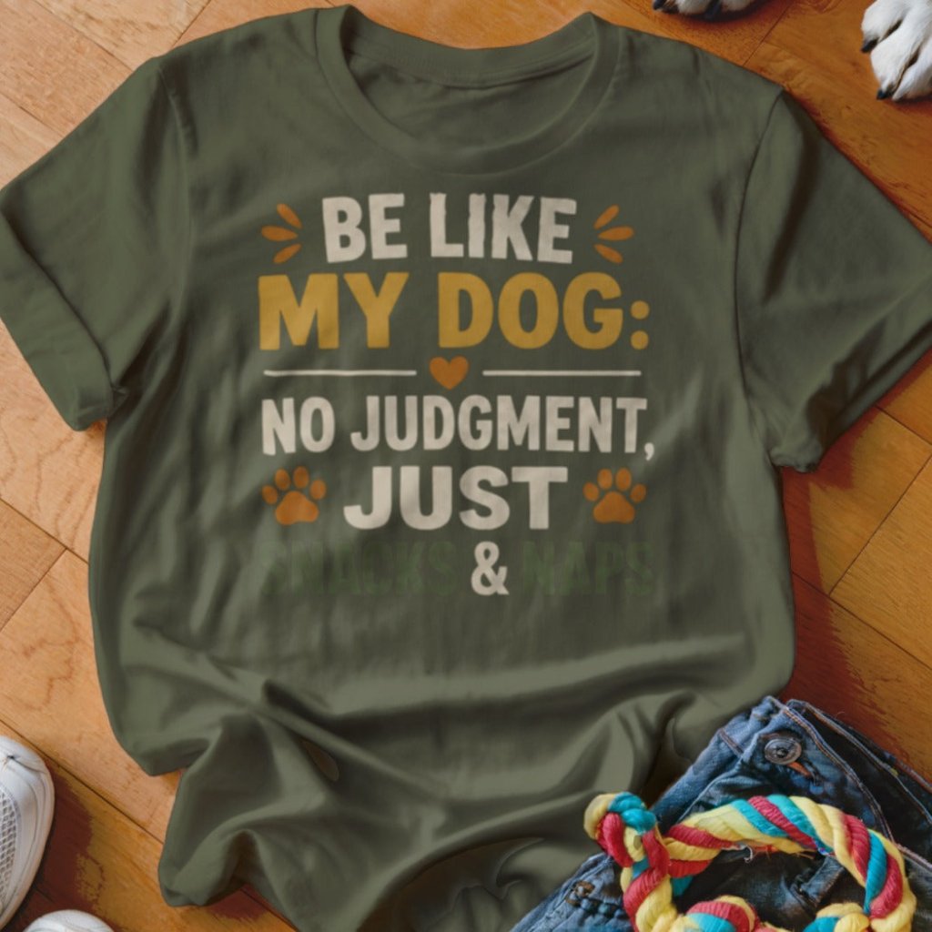 Snacks & Naps Shirt - The Pawsitive Initiative