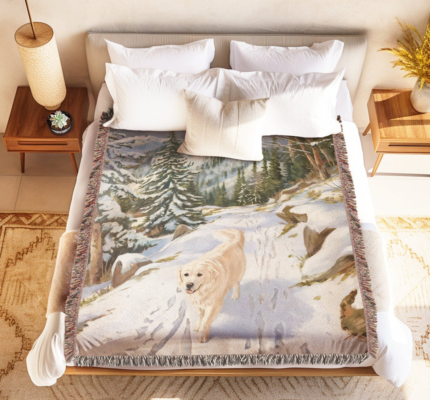 Snowy Trail Blanket - The Pawsitive Initiative