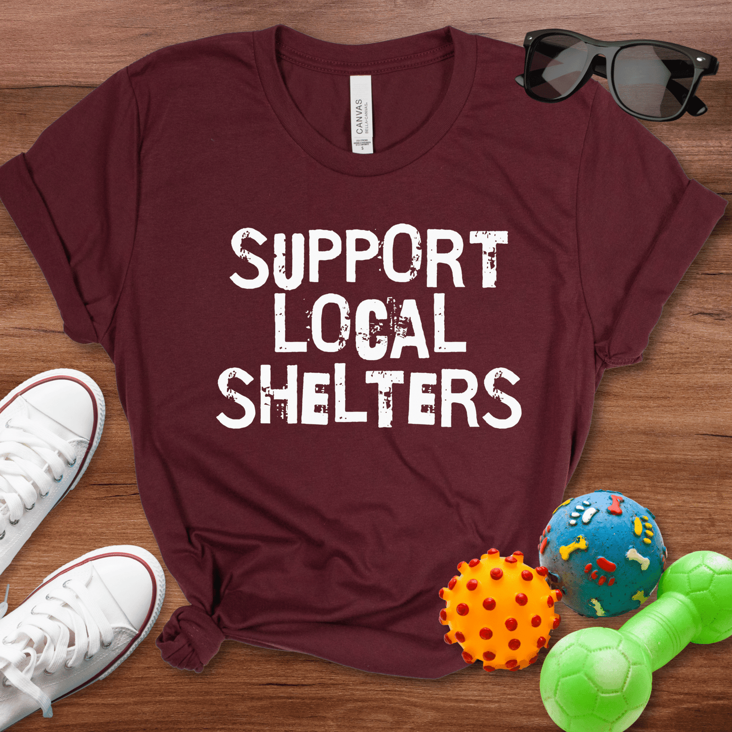 Support Local Shelters Shirt - The Pawsitive Initiative