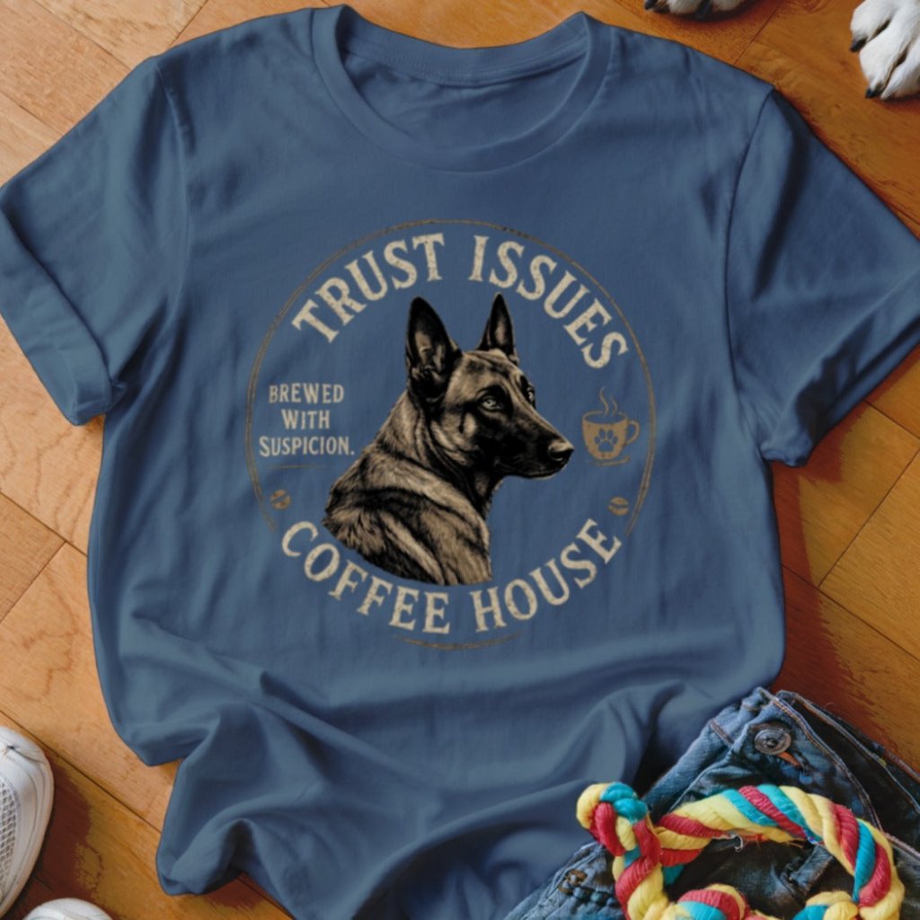 Trust Issues Coffee House Belgian Shirt - The Pawsitive Initiative