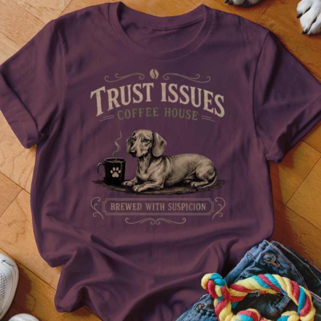 Trust Issues Dachshund Shirt - The Pawsitive Initiative
