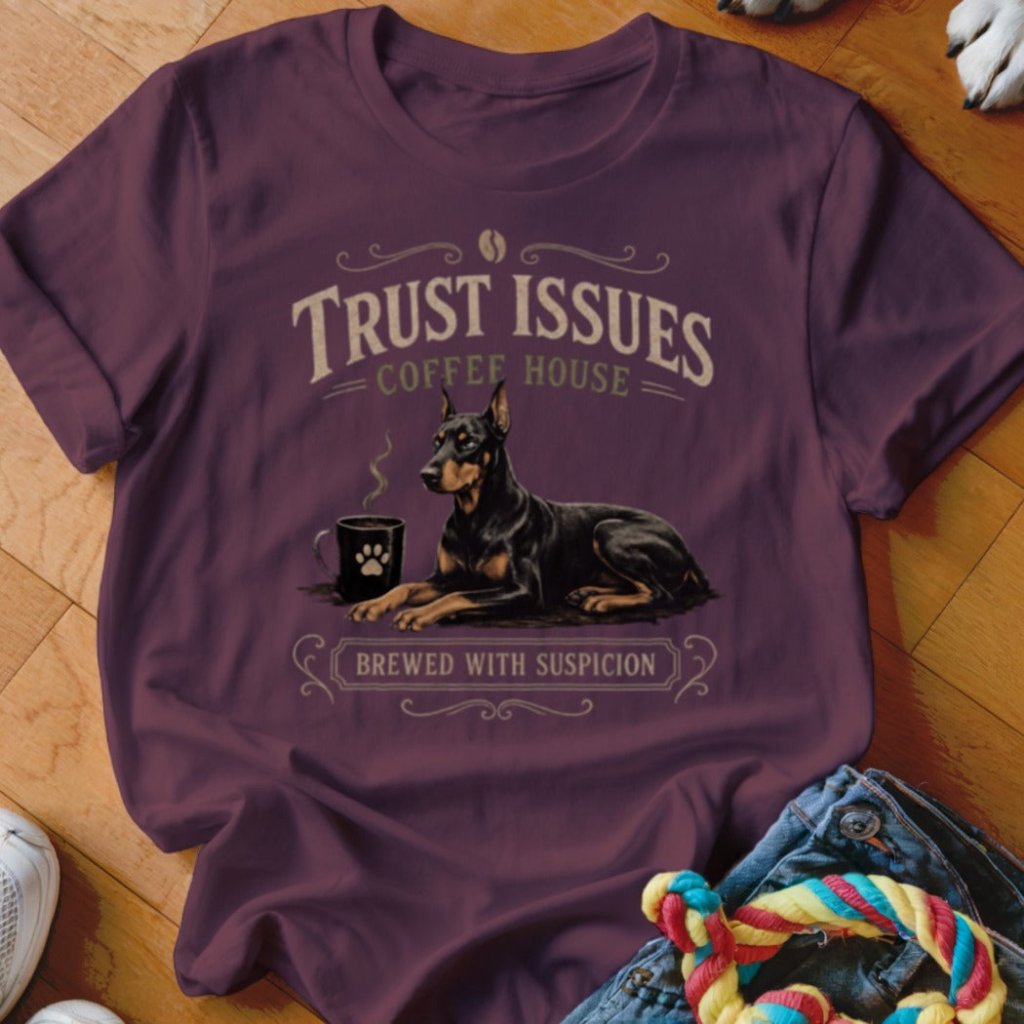 Trust Issues Doberman Shirt - The Pawsitive Initiative