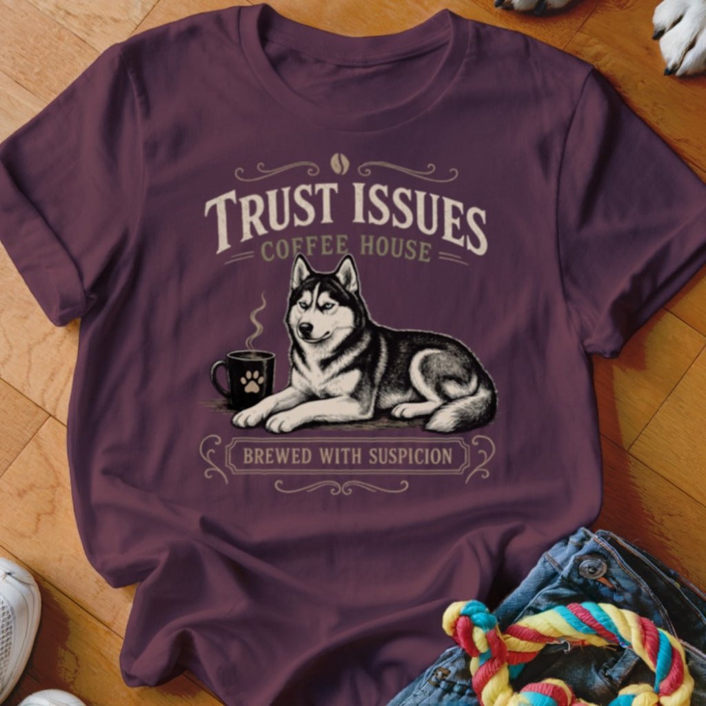 Trust Issues Husky Shirt - The Pawsitive Initiative
