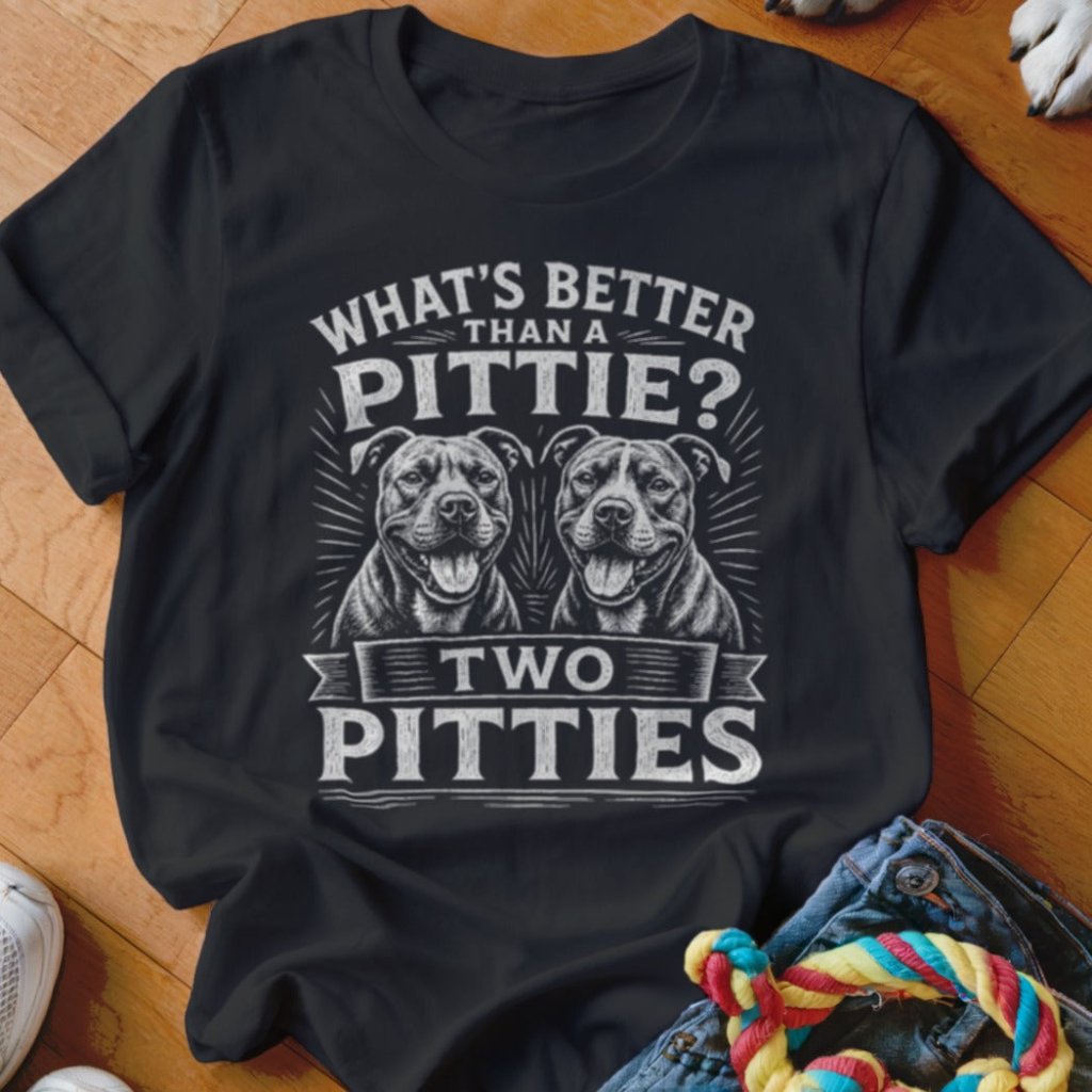 Two Pitties Shirt - The Pawsitive Initiative