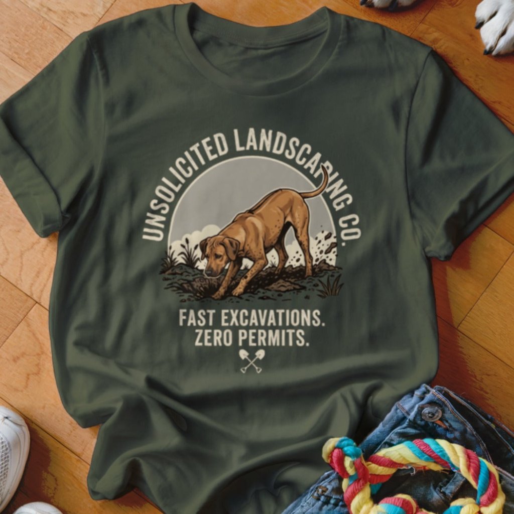 Unsolicited Landscaping Co Ridgeback Shirt - The Pawsitive Initiative