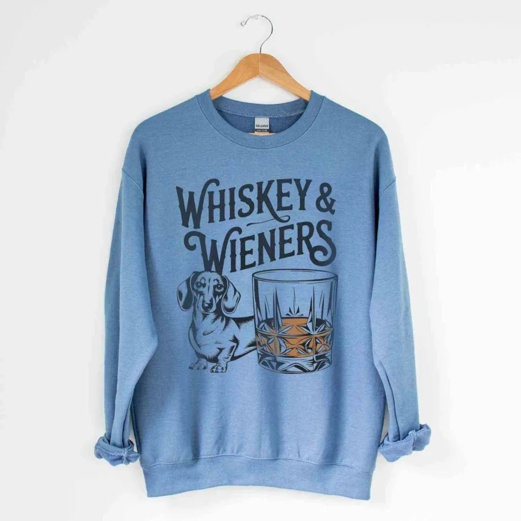 Whiskey and Wieners Sweatshirt - The Pawsitive Initiative
