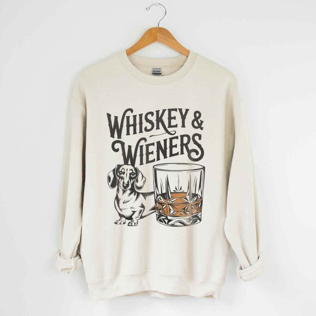 Whiskey and Wieners Sweatshirt - The Pawsitive Initiative