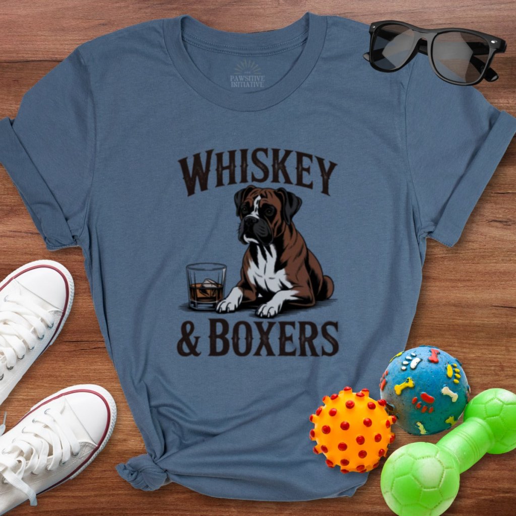 Whiskey & Boxers Shirt - The Pawsitive Initiative