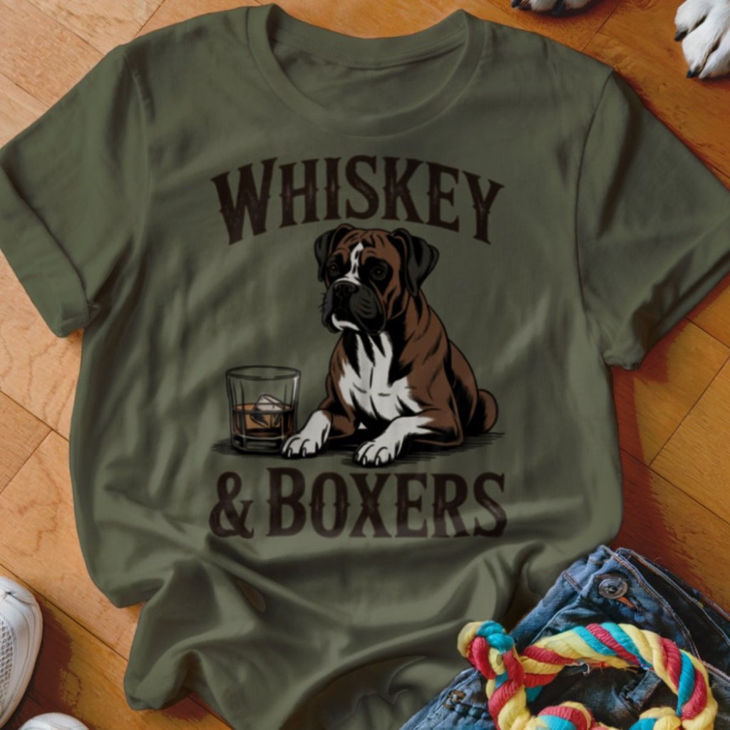 Whiskey & Boxers Shirt - The Pawsitive Initiative