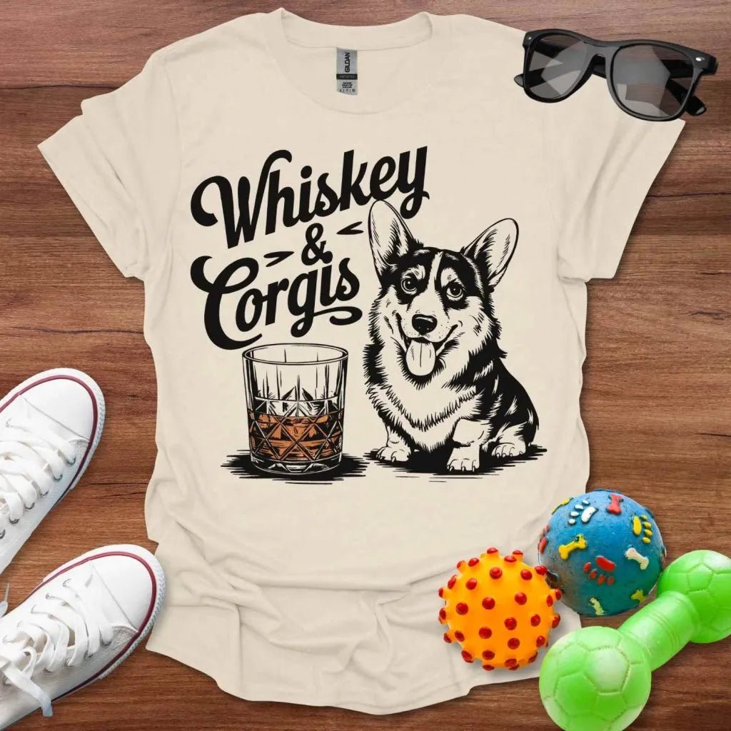 Whiskey & Corgis Shirt - The Pawsitive Initiative