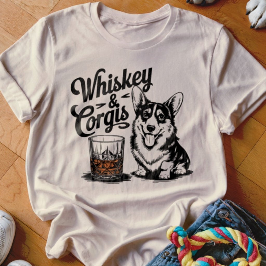Whiskey & Corgis Shirt - The Pawsitive Initiative