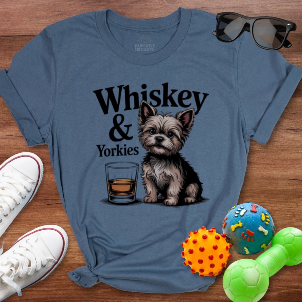 Whiskey & Yorkies Shirt - The Pawsitive Initiative