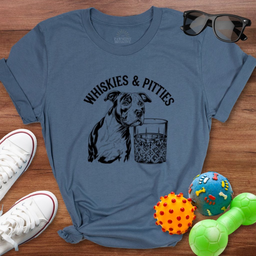 Whiskies & Pitties Shirt - The Pawsitive Initiative