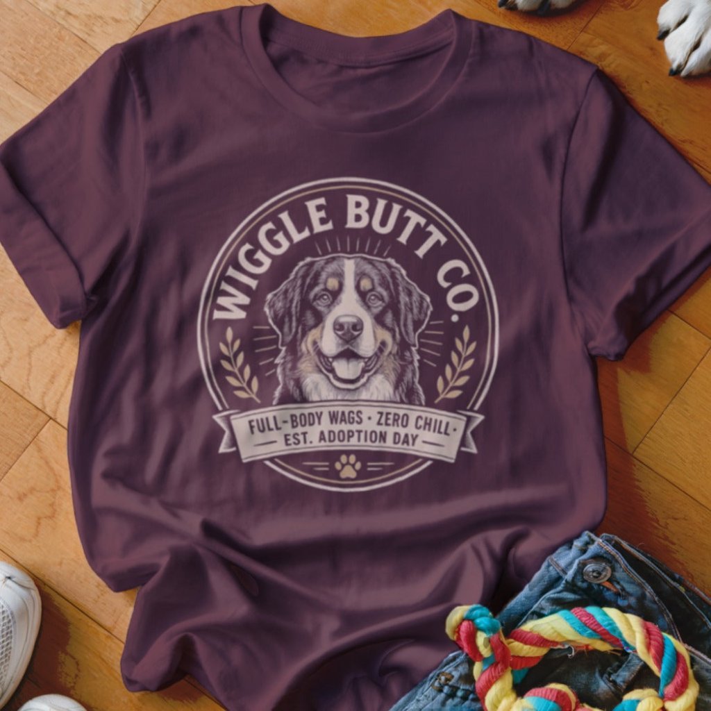 Wiggle Butt Co Bernese Mountain Dog Shirt - The Pawsitive Initiative