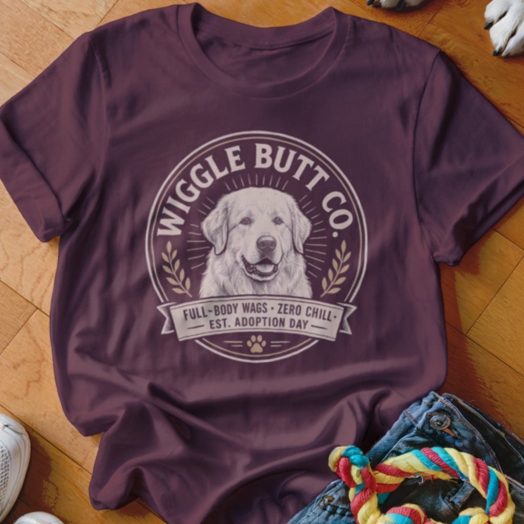 Wiggle Butt Co Great Pyrenees Shirt - The Pawsitive Initiative