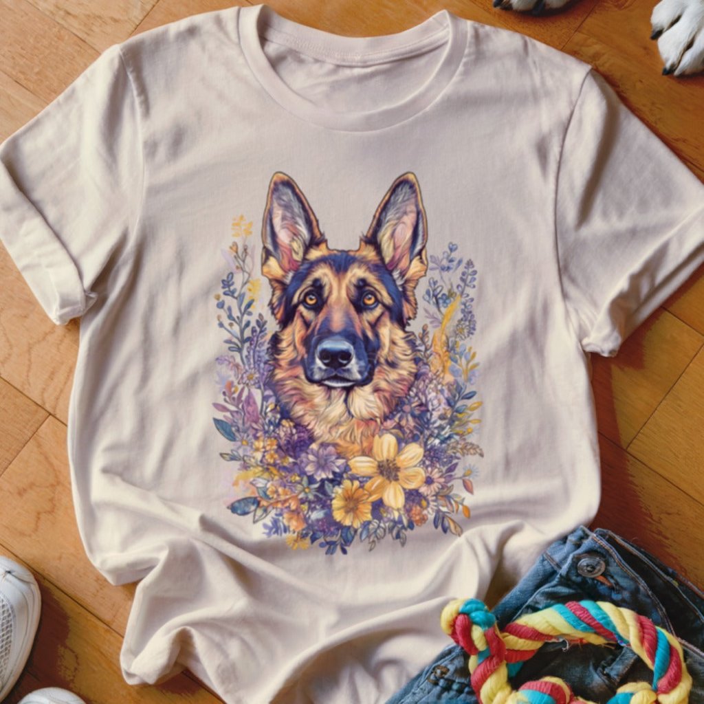 Wildflowers and Shepherds Shirt - The Pawsitive Initiative