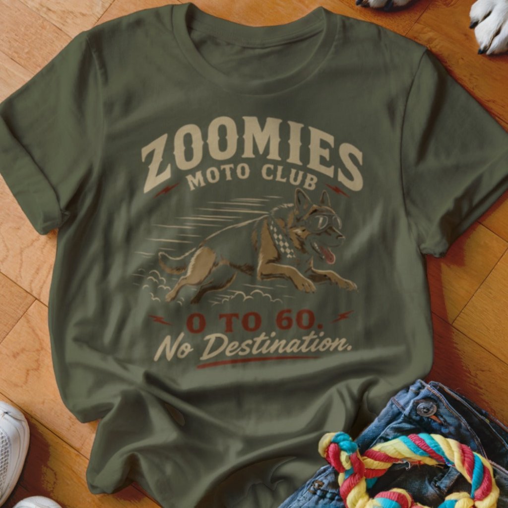 Zoomies Moto Club Shirt - The Pawsitive Initiative