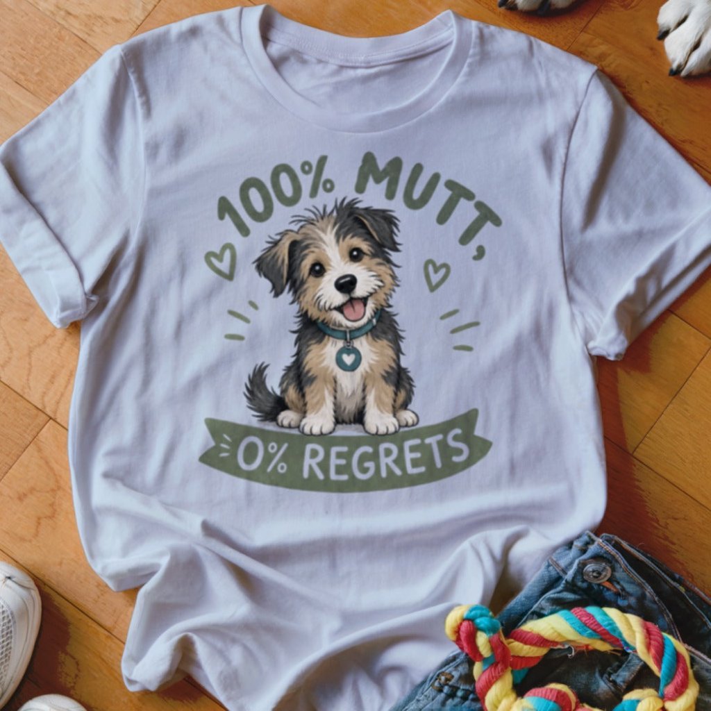 0% Regrets Shirt - The Pawsitive Initiative
