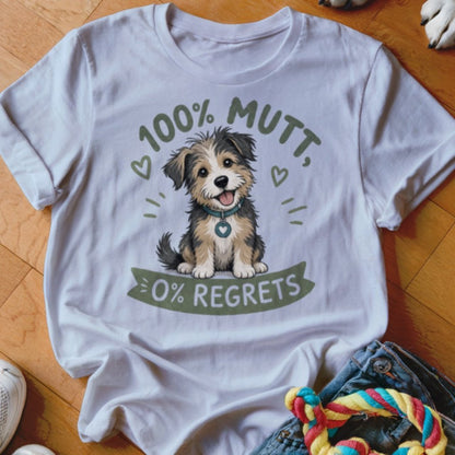 0% Regrets Shirt - The Pawsitive Initiative
