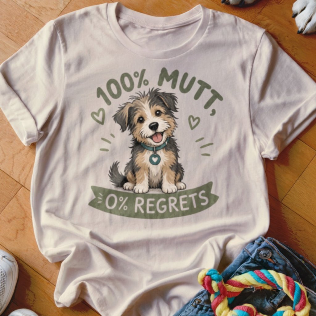 0% Regrets Shirt - The Pawsitive Initiative