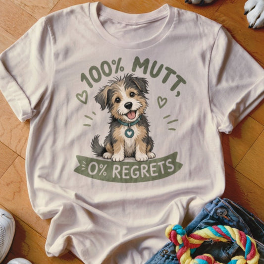 0% Regrets Shirt - The Pawsitive Initiative