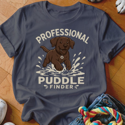 Professional Puddle Finder Chocolate Lab Shirt