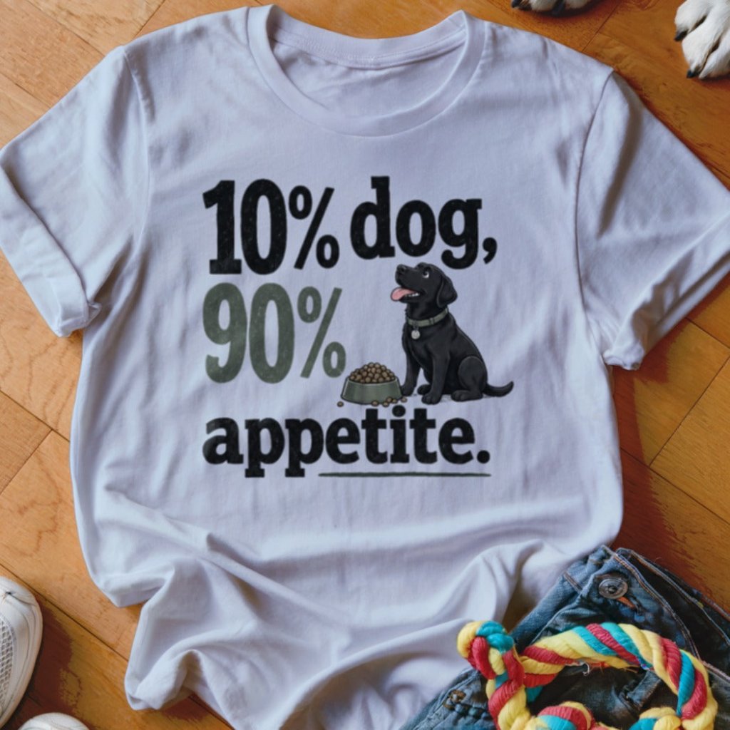 10% Dog 90% Appetite Shirt - The Pawsitive Initiative
