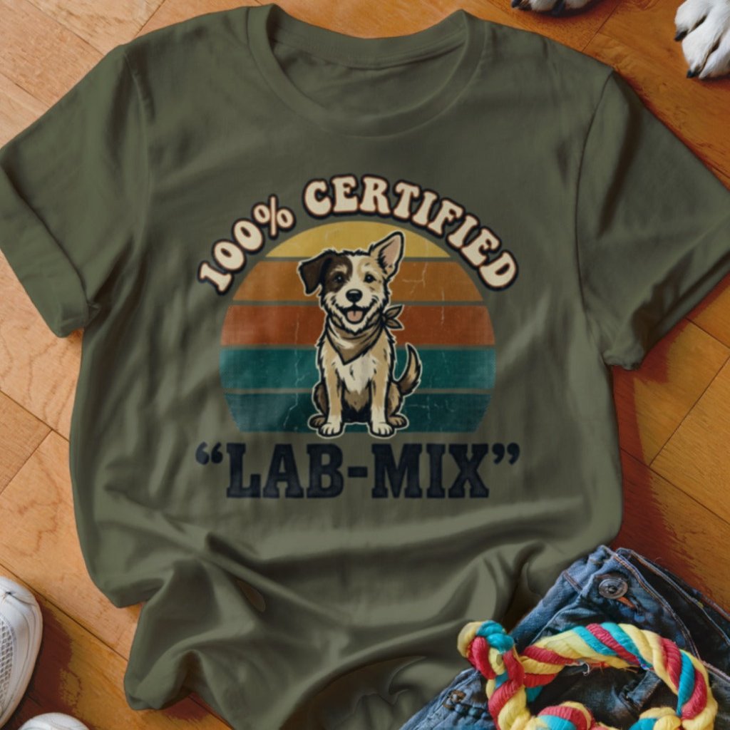 100% Certified Lab Mix Shirt - The Pawsitive Initiative