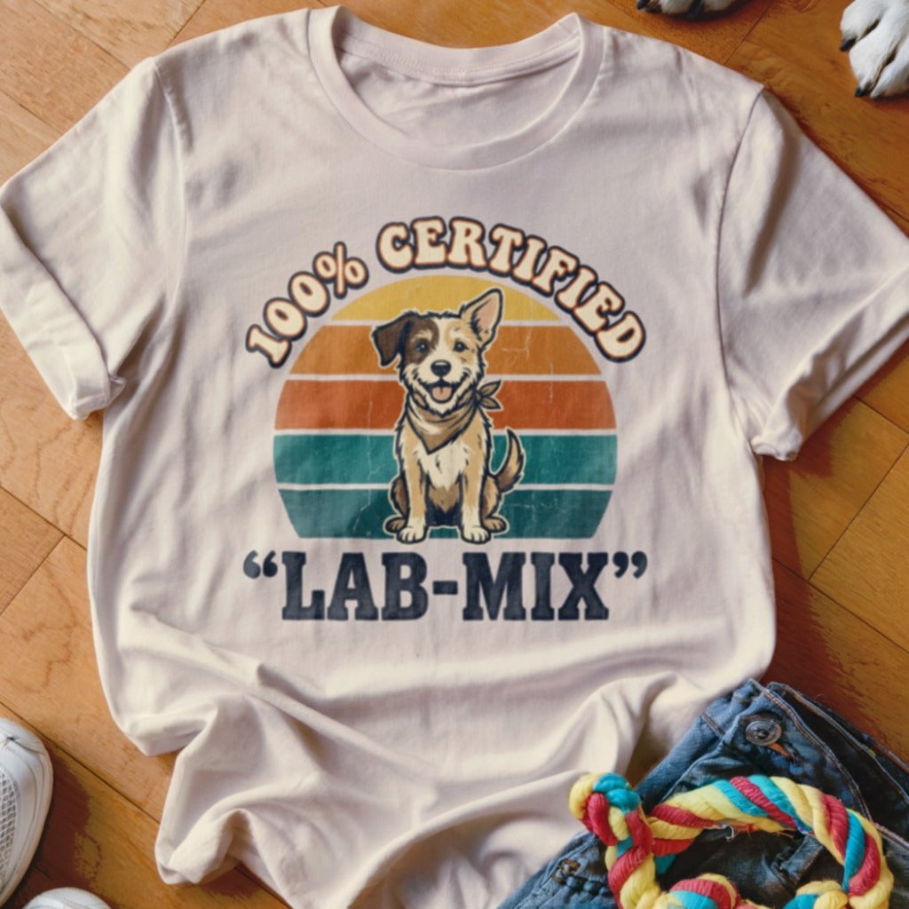 100% Certified Lab Mix Shirt - The Pawsitive Initiative
